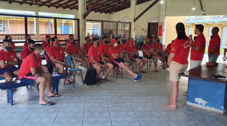 ABERGS visita 9º BBM em Tramandaí