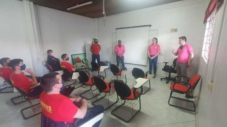 ABERGS visita 3º BBM para explanar projetos de nível Estadual e Federal