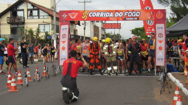 ABERGS participa e prestigia a 3ª Corrida do Fogo em Torres