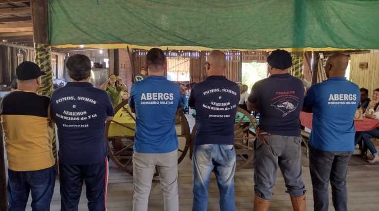 ABERGS participa do Encontro dos Bombeiros Veteranos do 2° BBM