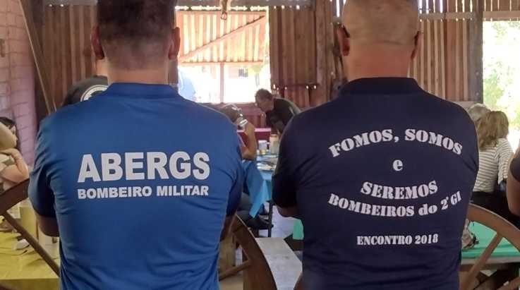 ABERGS participa do Encontro dos Bombeiros Veteranos do 2° BBM