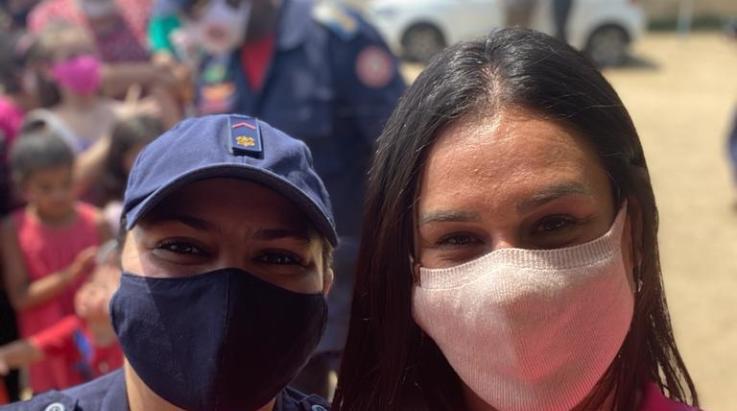 ABERGS participa de ação solidária organizada pelo CBMRS no Dia das Crianças