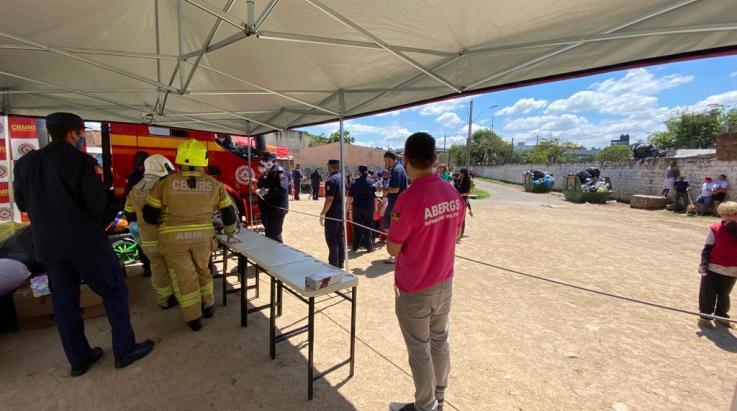ABERGS participa de ação solidária organizada pelo CBMRS no Dia das Crianças