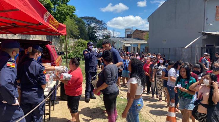 ABERGS participa de ação solidária organizada pelo CBMRS no Dia das Crianças