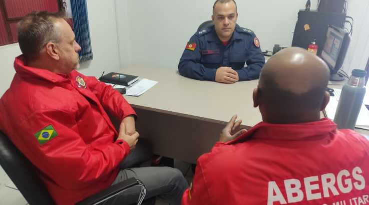 ABERGS visita o Quartel da cidade de Rosário do Sul e Pelotão de Santiago