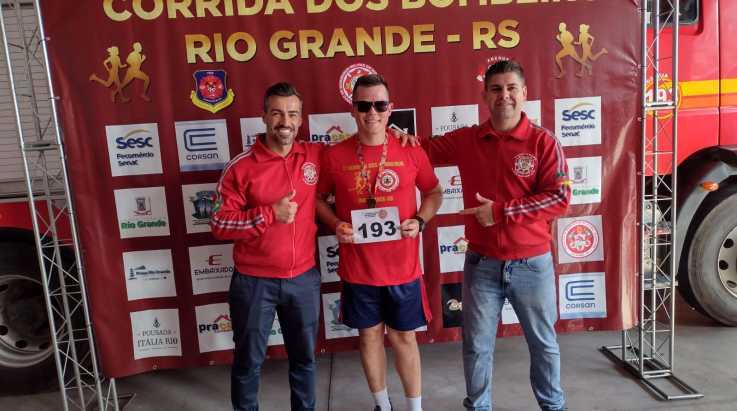 ABERGS participa da 1° Corrida do Bombeiro no Corpo de Bombeiros Militar de Rio Grande