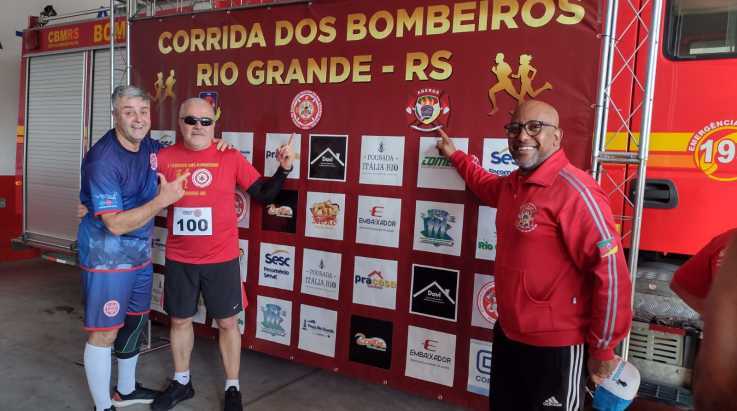 ABERGS participa da 1° Corrida do Bombeiro no Corpo de Bombeiros Militar de Rio Grande