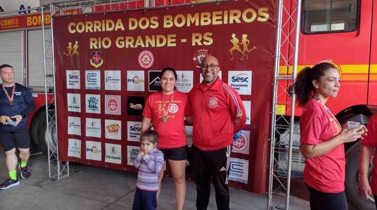 ABERGS participa da 1° Corrida do Bombeiro no Corpo de Bombeiros Militar de Rio Grande