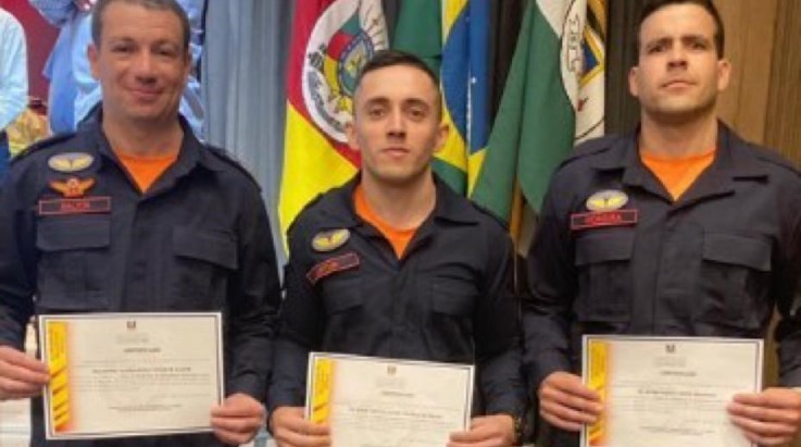 ABERGS acompanha formatura do 1º curso de Instrutores de Salvamento Veicular do CBMRS