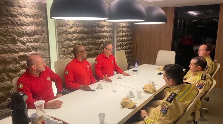 ABERGS recebe comissão do Corpo de Bombeiros do Paraná