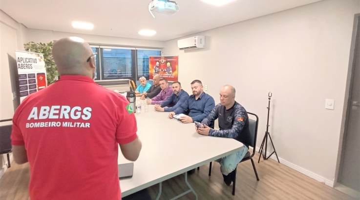 ABERGS recebe entidades da Brigada Militar para tratar de demandas dos Militares Estaduais
