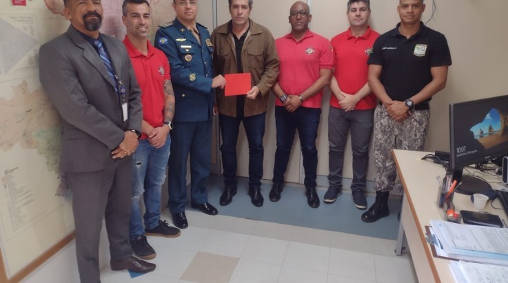 Brasília: ABERGS e LIGABOM entregam convites para diretores da SENASP