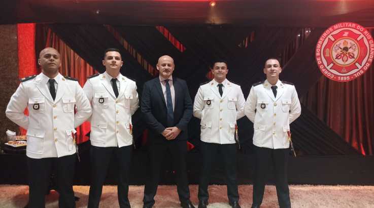 ABERGS prestigia formatura do Curso Superior de Bombeiro Militar