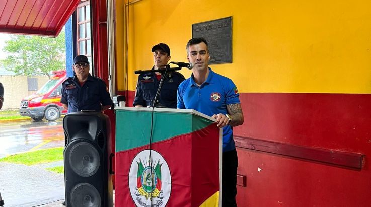 ABERGS prestigia evento de entrega de equipamentos ao CBM de Torres