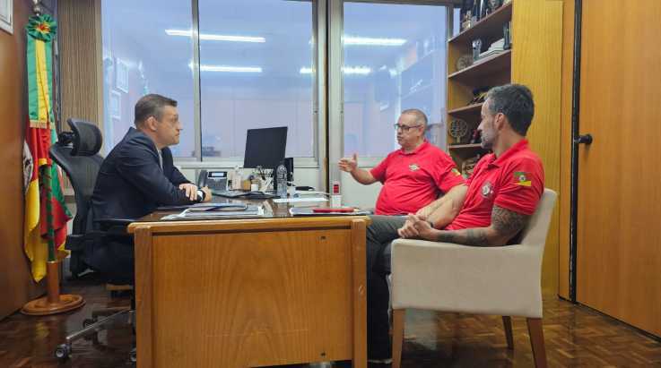 ABERGS e deputado Pasin tratam sobre o FUNREBOM e Plano de Carreira