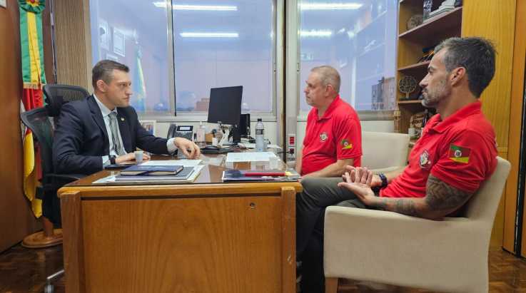 ABERGS e deputado Pasin tratam sobre o FUNREBOM e Plano de Carreira