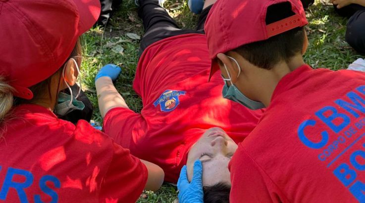 Soldado associada da ABERGS realiza o projeto Bombeiro Mirim em Canguçu