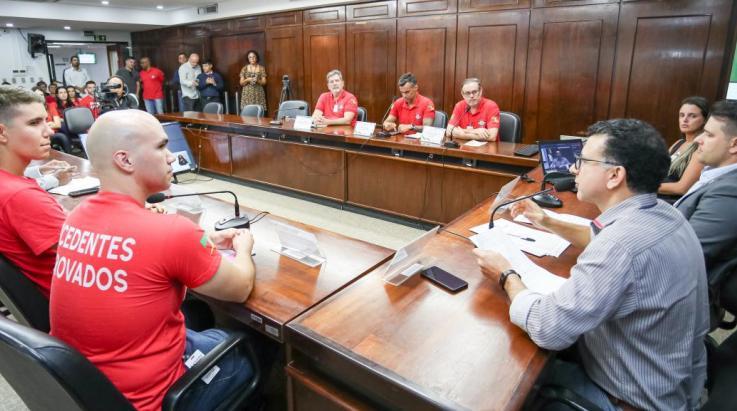 ABERGS acompanha Comissão que trata sobre a falta de efetivo do CBMRS