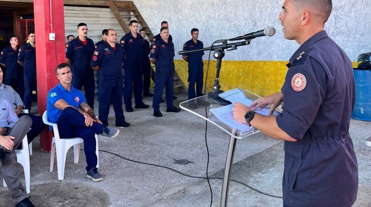 ABERGS prestigia aniversário do Pelotão de Bombeiro Militar de Terra de Areia