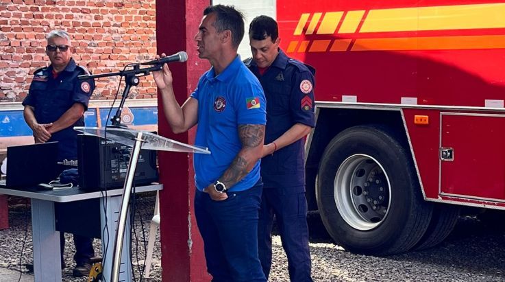 ABERGS prestigia aniversário do Pelotão de Bombeiro Militar de Terra de Areia
