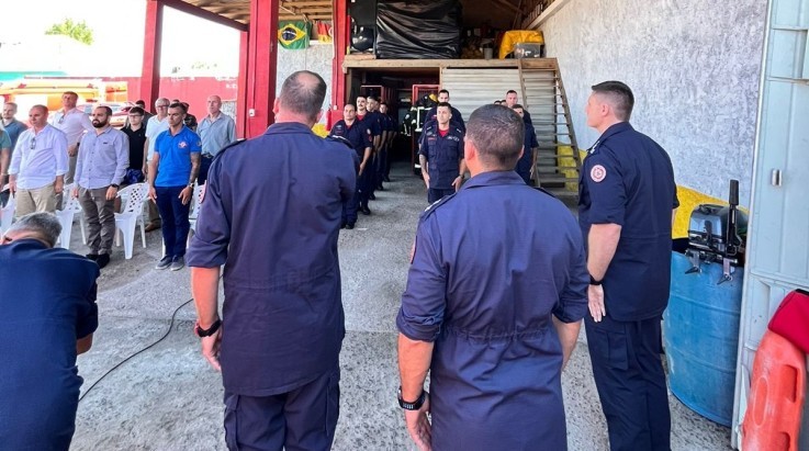 ABERGS prestigia aniversário do Pelotão de Bombeiro Militar de Terra de Areia