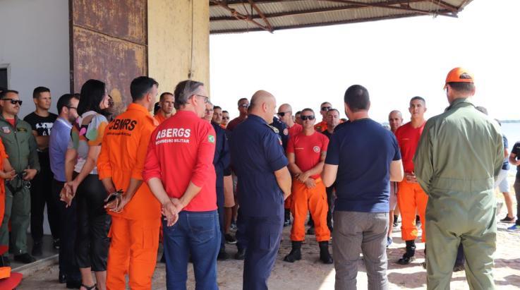 ABERGS prestigia passagem de Comando do Batalhão de Busca e Salvamento do CBMRS