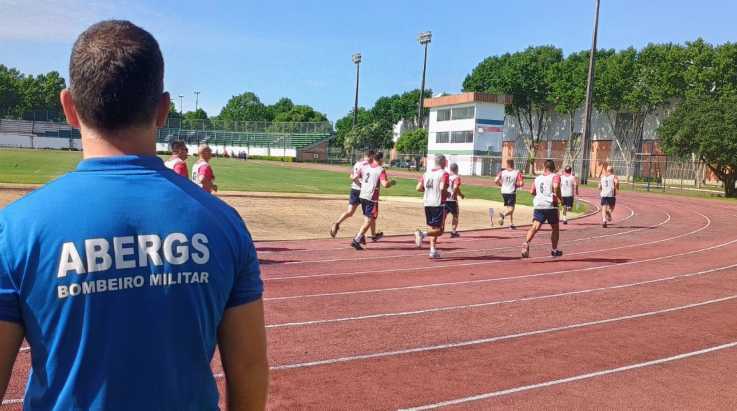 ABERGS acompanha os testes de aptidão física do CBA 24/25