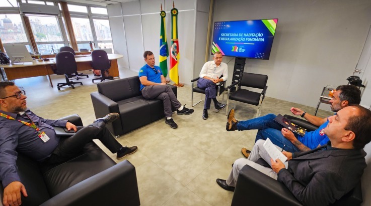 ABERGS é recebida pelo Secretário de Habitação e Regularização Fundiária do RS