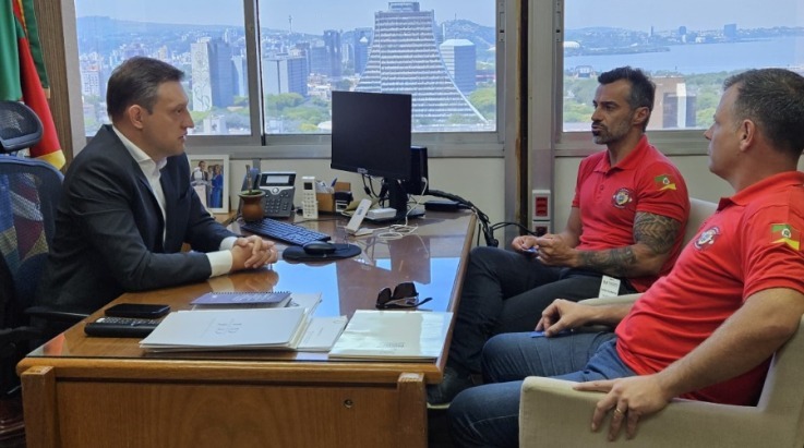 ABERGS realiza visita aos deputados para encaminhar demandas dos Bombeiros Militares