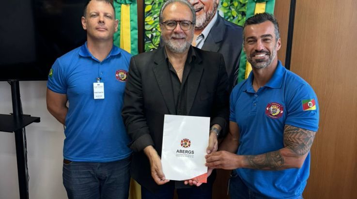 ABERGS realiza visita aos deputados para encaminhar demandas dos Bombeiros Militares