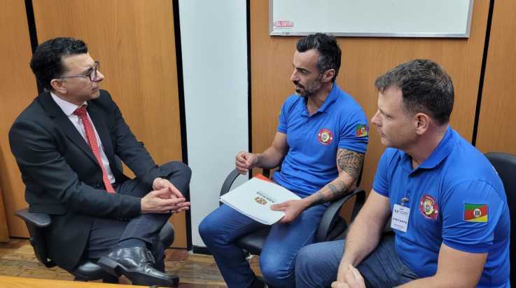 ABERGS realiza visita aos deputados para encaminhar demandas dos Bombeiros Militares