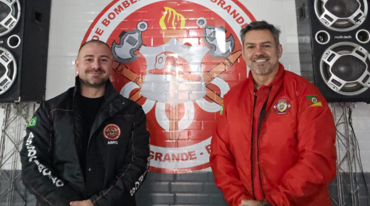 Coordenador da Região Sul da ABERGS realiza visitas ao Comando do 3º BBM e a ABRG