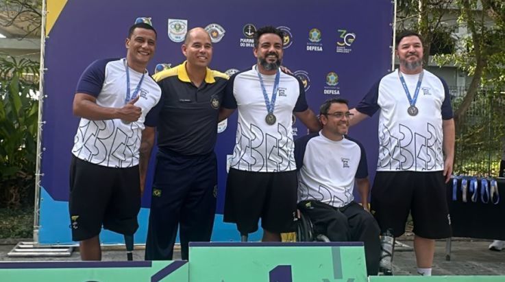 Coordenador da Região Norte da ABERGS conquista medalha de bronze no Camping Militar e Civil Paralímpico