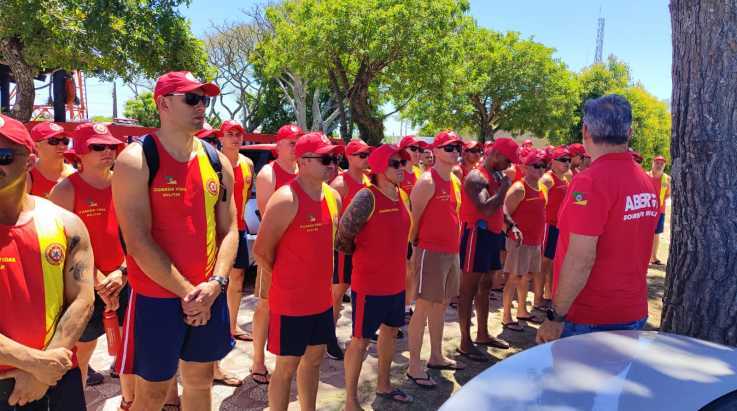 ABERGS reafirma seu apoio e participa da recepção dos guarda-vidas do Litoral Sul e águas internas