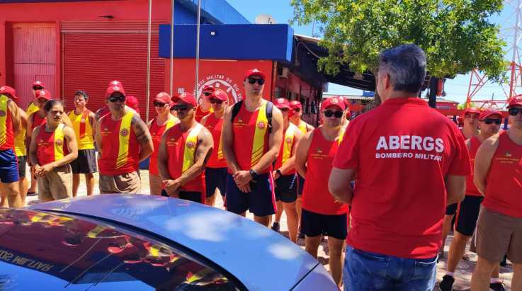 ABERGS reafirma seu apoio e participa da recepção dos guarda-vidas do Litoral Sul e águas internas
