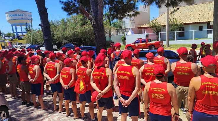 ABERGS reafirma seu apoio e participa da recepção dos guarda-vidas do Litoral Sul e águas internas