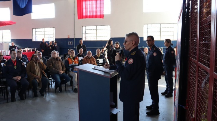 Regional Sul da ABERGS participa de inauguração do 3º Comando Regional de Bombeiro Militar