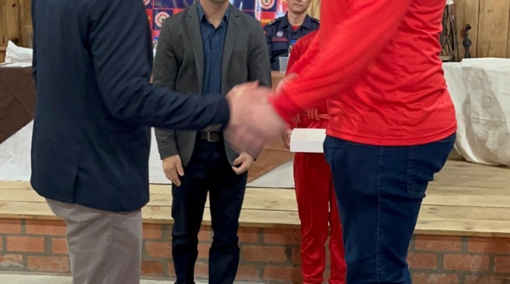 Coordenador da Regional do 5º BBM participa de formatura do SCAB