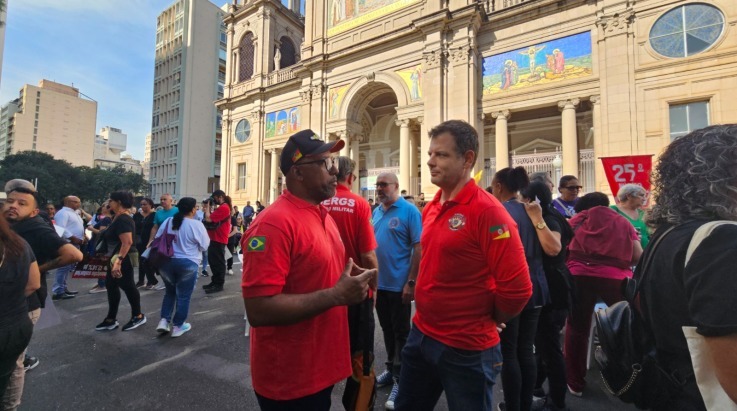 ABERGS participa de ato em defesa do IPE Saúde e por reposição salarial