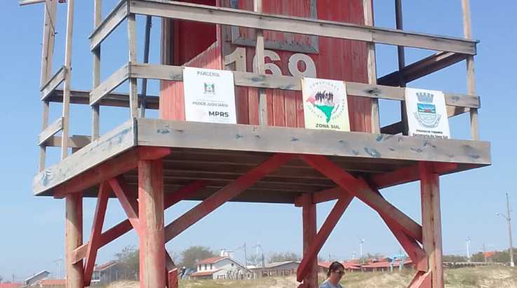 ABERGS vistoria guaritas das praias de Tramandaí e Nova Tramandaí