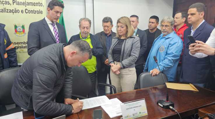 ABERGS reivindica reposição inflacionária em reunião da Comissão de Finanças