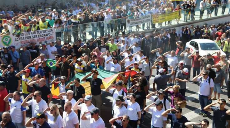 13 mil Militares reúnem-se em mobilização exigindo do Governo do Estado a retirada do pacote da Assembleia Legislativa