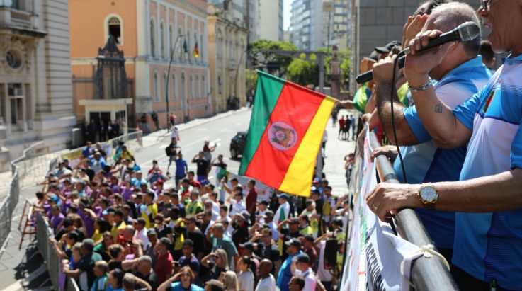 13 mil Militares reúnem-se em mobilização exigindo do Governo do Estado a retirada do pacote da Assembleia Legislativa