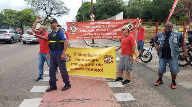 ABERGS realiza manifestação contra o pacote do governo em importante via da Capital