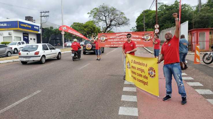 ABERGS realiza manifestação contra o pacote do governo em importante via da Capital