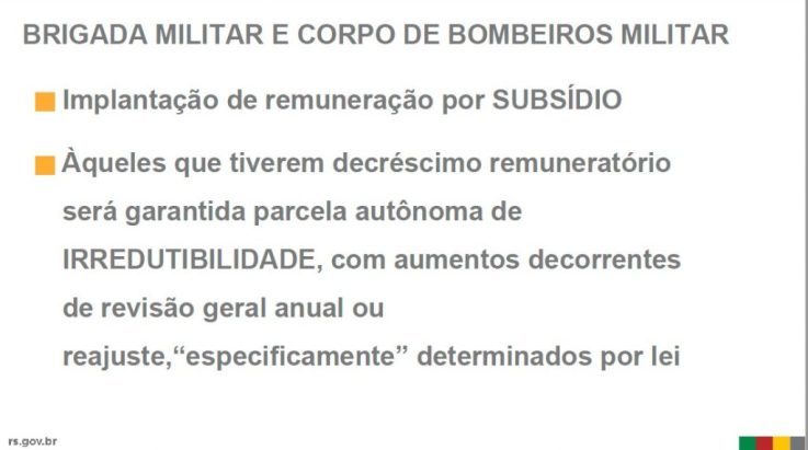 ABERGS é contrária a proposta apresentada pelo Governo do Estado aos Bombeiros Militares