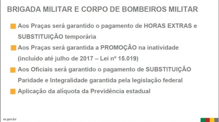ABERGS é contrária a proposta apresentada pelo Governo do Estado aos Bombeiros Militares