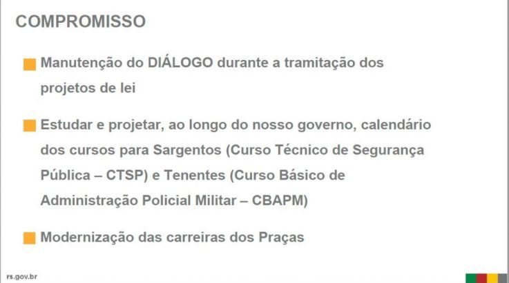 ABERGS é contrária a proposta apresentada pelo Governo do Estado aos Bombeiros Militares