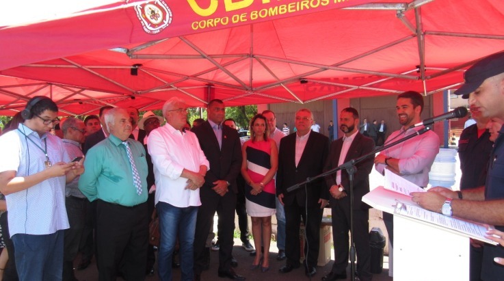 ABERGS participa de entrega de viaturas e equipamentos para o CBMRS