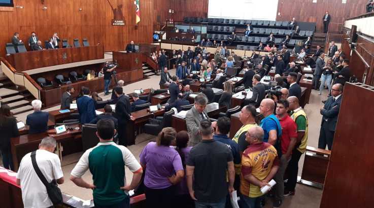 ABERGS e entidades do Fórum continuarão na Assembleia pela garantia de direitos dos Militares Estaduais